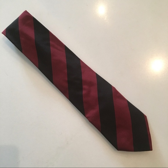 Ungaro red and black striped tie - Picture 2 of 7